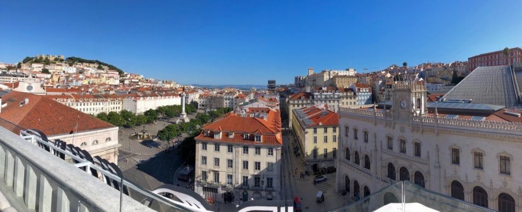 Lisbon skyline panorama